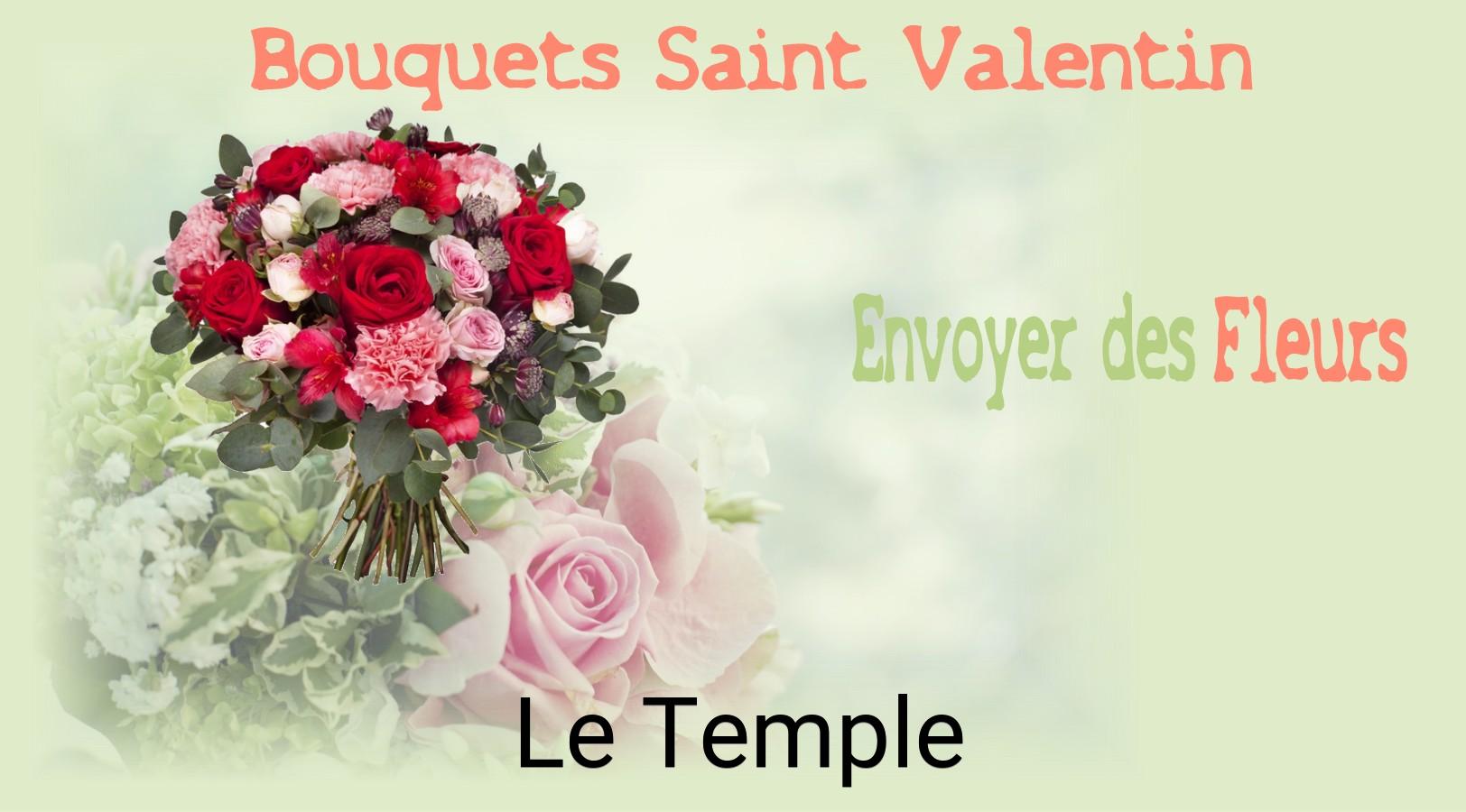 Roses de Saint-Valentin livrées à Le Temple